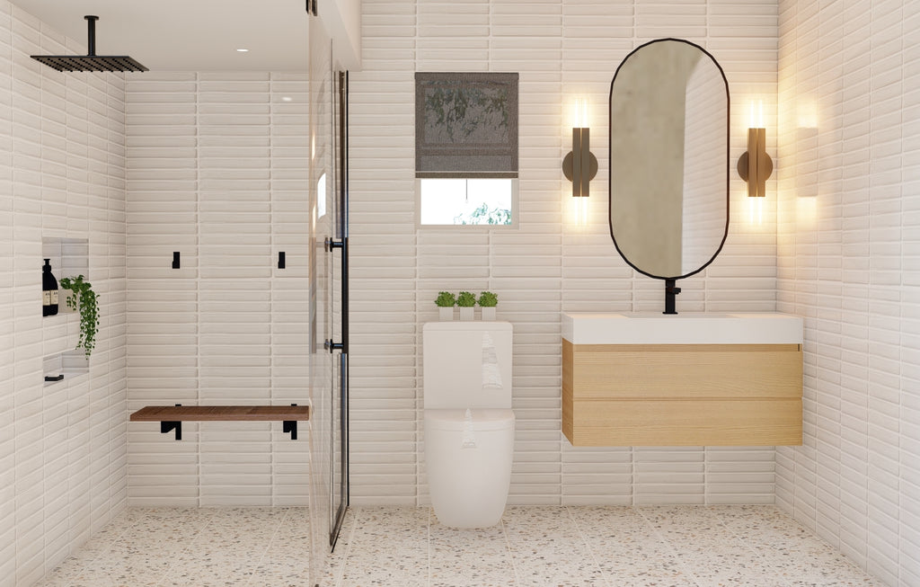 Wellness Design in a Modern Spa Bathroom